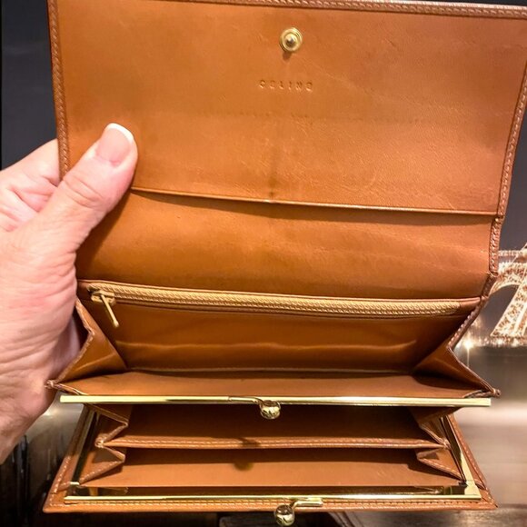 Celine Macadam Triomphe Long Wallet - EUC Vintage - Picture 6 of 8